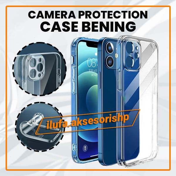 ILF Case IPHONE 8 Softcase Airbag Warna Bening Transparan Soft Full Clear Polos Casing Kesing Keren 