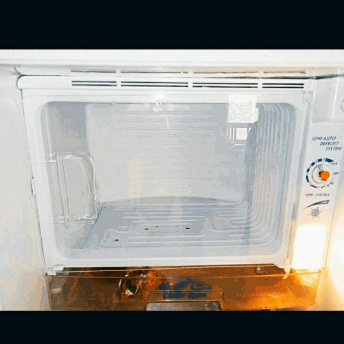 TUTUP FREEZER KULKAS SANYO SLIM BEAUTY 1 PINTU CUSTOM