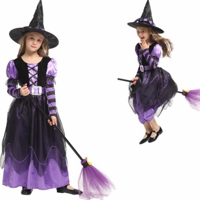 SAW costume halloween anak/kostum nenek sihir/ costume penyihir anak/witch TERLARIS