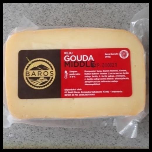 

Baros Gouda Middle Medium Cheese 250Gr