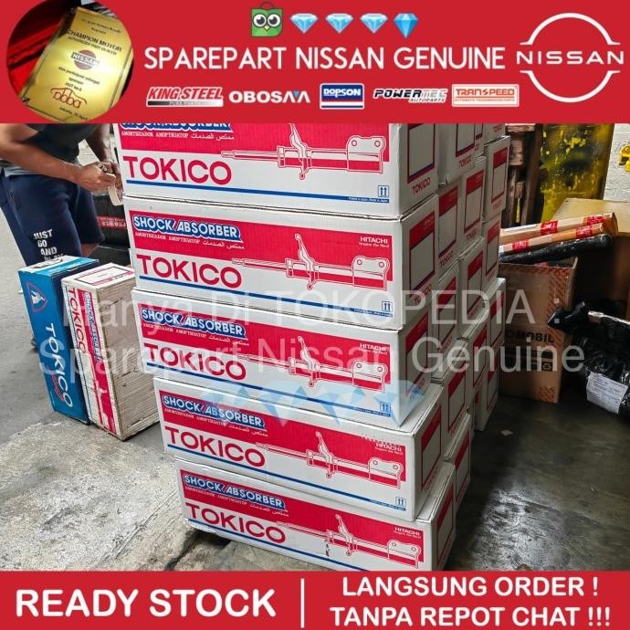 Xtrail T30 Shock Breaker DEPAN Strut Kit Absorber ORI TOKICO JAPAN