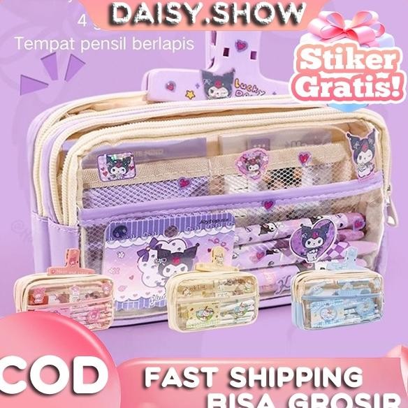 

Original Kantong Pena Transparan Kantung Pena Multi-Fungsi Kantung Pena Besar Tas Penyimpanan Alat Tulis Berwarna-Warni Yang Lucu Sale