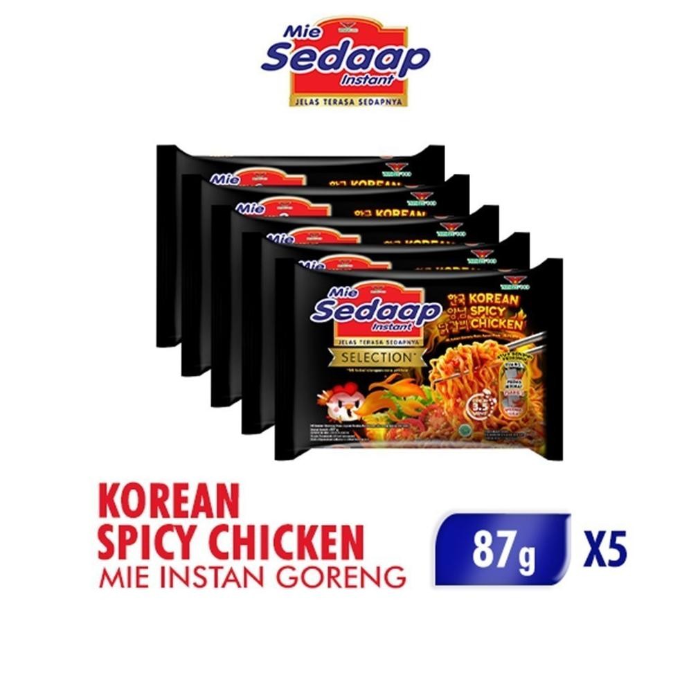 

Sedaap Mie Instan Korean Spicy Chicken Bag 87 gr x5