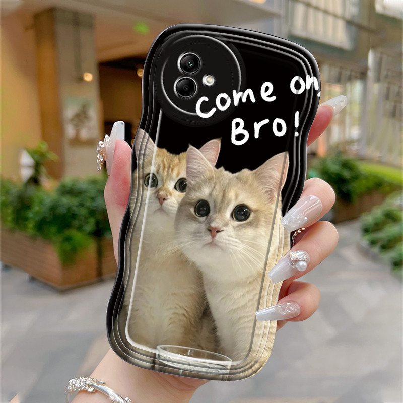 Casing Hp Untuk Samsung Galaxy A04 A04E A04s F04 M04 Case Casing Kucing samping Softcase pelindung s