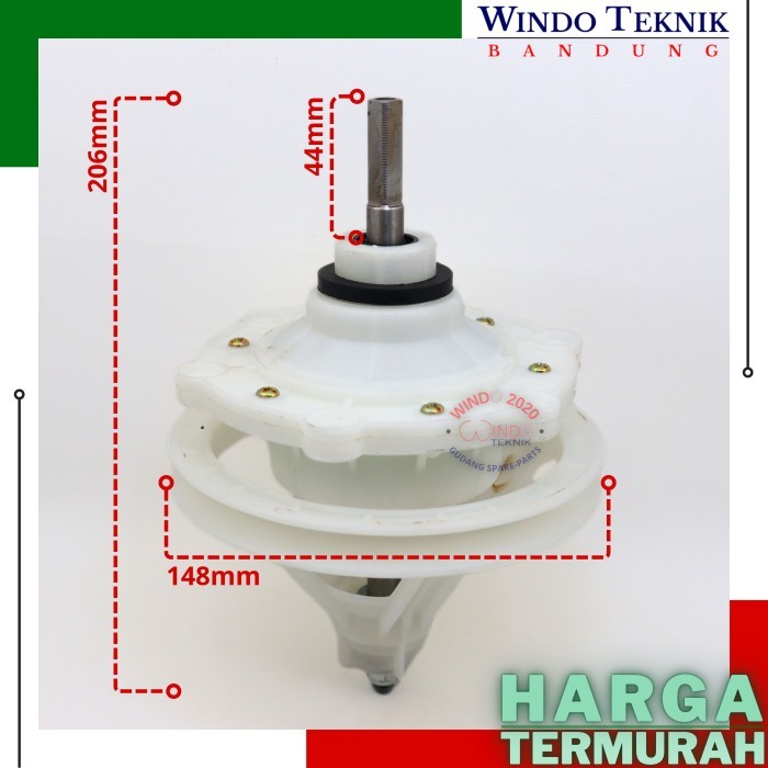GEAR BOX MESIN CUCI DENPOO GEARBOX MESIN CUCI 2 TABUNG DENPOO