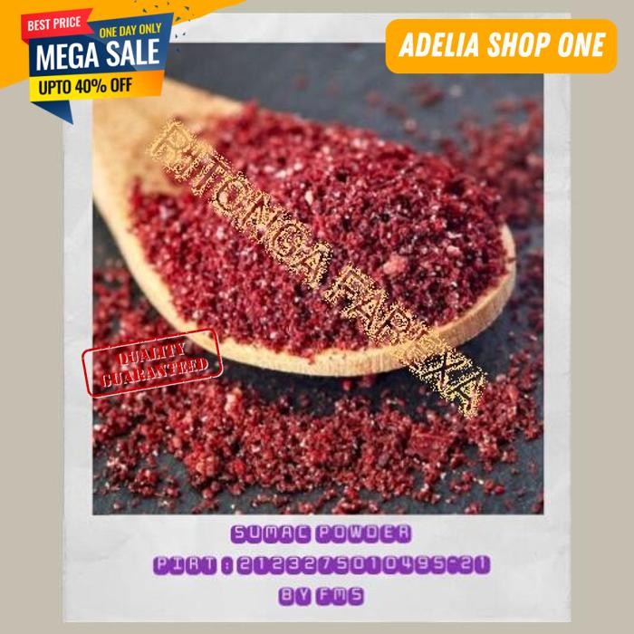 

TURKEY SUMAC POWDER SUMMAC BUBUK TURKEY 1 KG TERBARU!!
