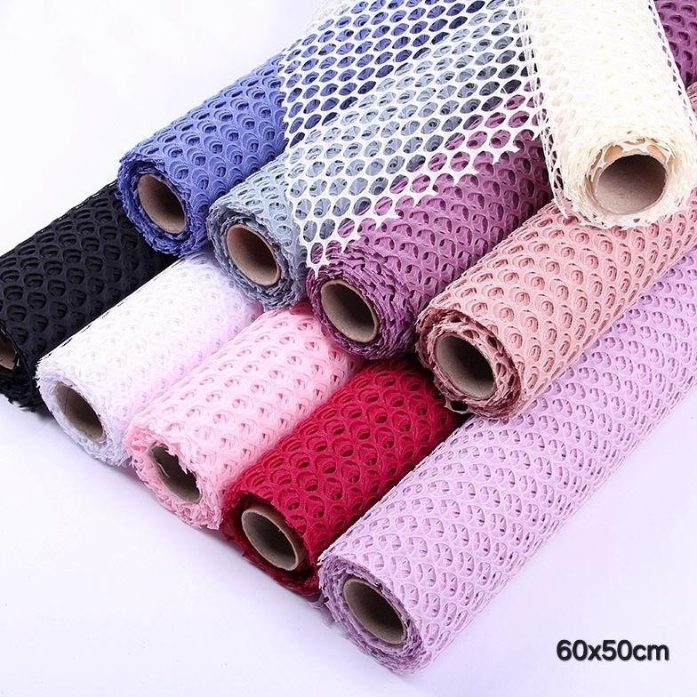 

KOREA CIRCLE POLYNET MESH / Pembungkus Jaring Buket Bunga Premium