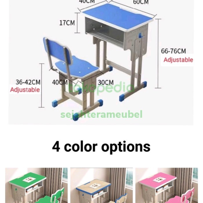 meja sekolah bangku sekolah meja belajar sd smp sma kursi sekolah