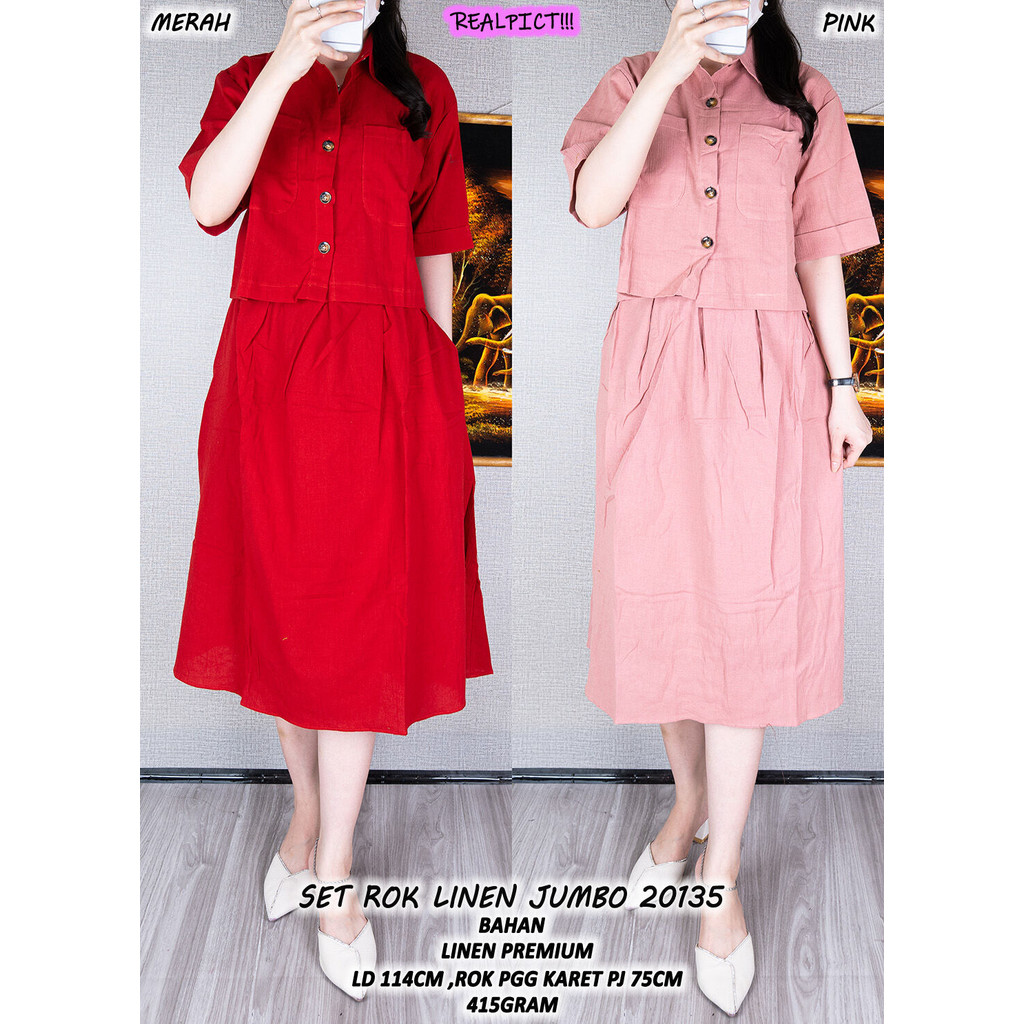 SET ROK LINEN JUMBO 20135 #STOKADA#ORDERAJA