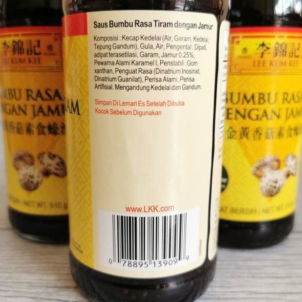 

Lee Kum Kee Vegetarian Vegan Oyster Sauce Saus Rasa Tiram Jamur 510Gr