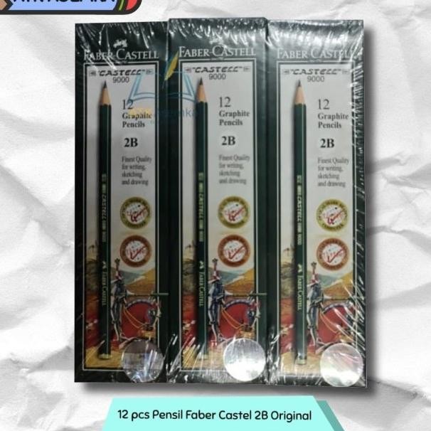 

12Pcs Sil Faber Castel 2B / Faber Catle