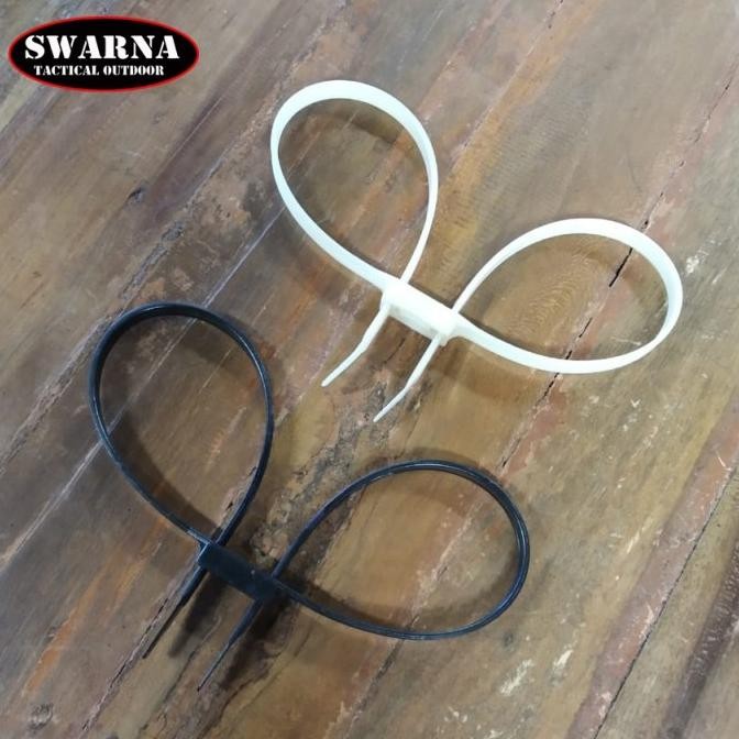 

BEBAS ONGKIR - Borgol Plastik - Kabel Ties Hitam dan Putih 1 Pack (isi 10 pcs)