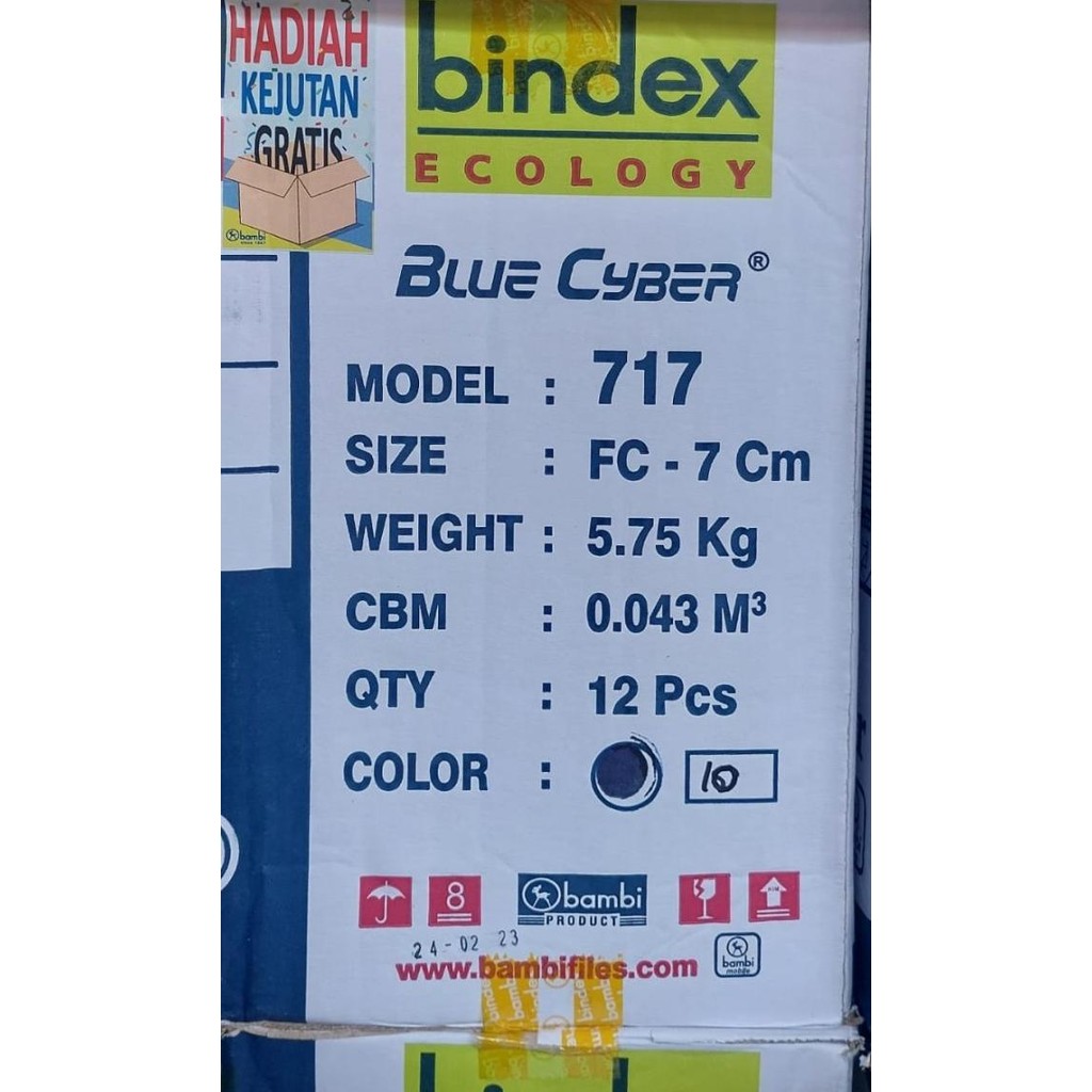 

BEBAS ONGKIR - odner bindex folio kwitansi 717 777 bambi/ ecology blue cyber