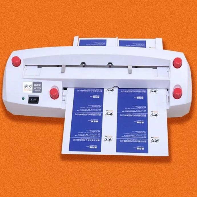 

TERMURAH - AVPRO SK316 Electric Card Name Cutter Machine A4 Size 90x54mm