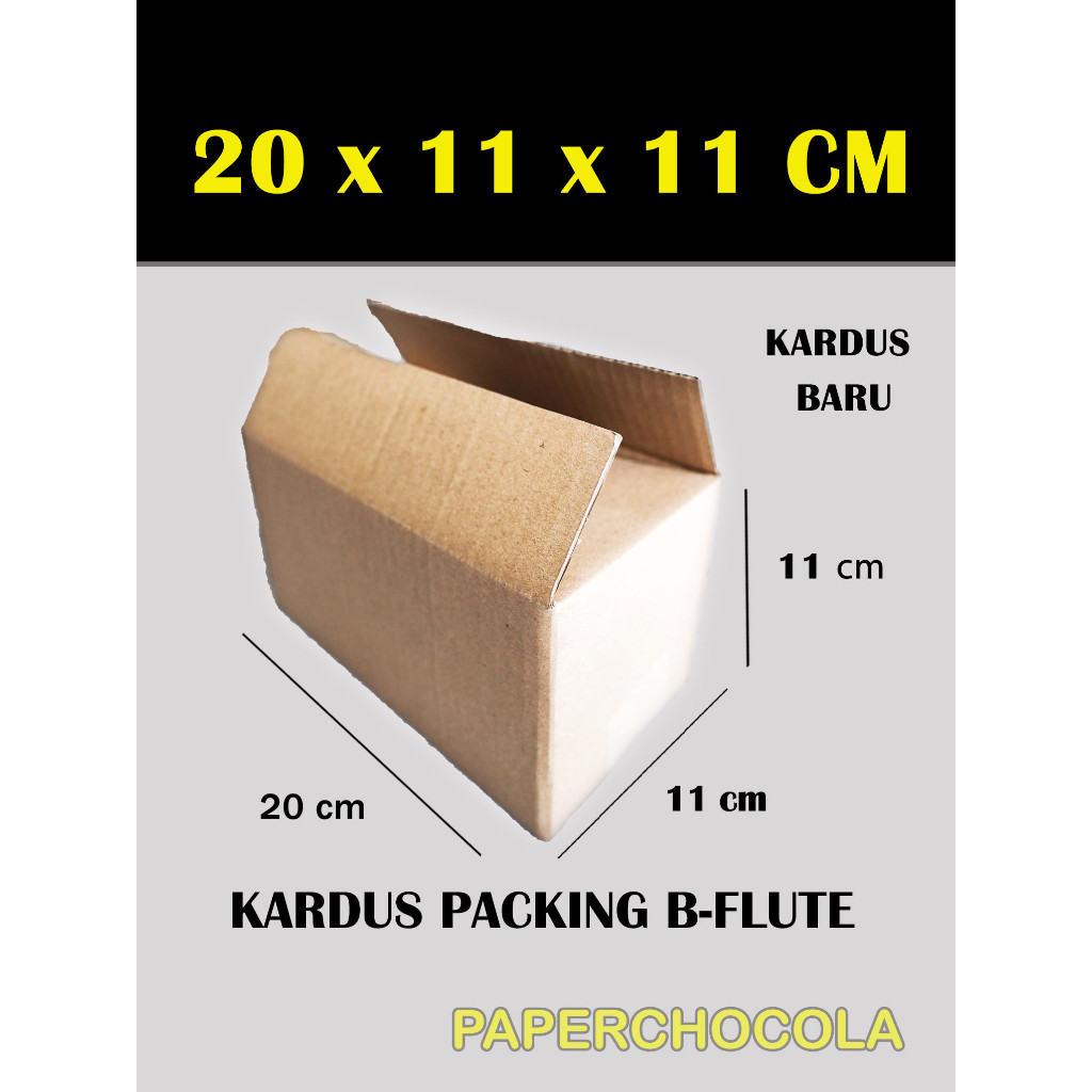 

KARDUS PACKING 20X11X11 cm/PACKING ONLINE/BOX KARTON CORUGATED B-FLUTE