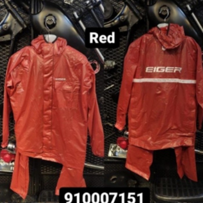 Raincoat Jas Hujan Eiger Thunderbolt Riding Jas Hujan Motor Rainsuit Baru