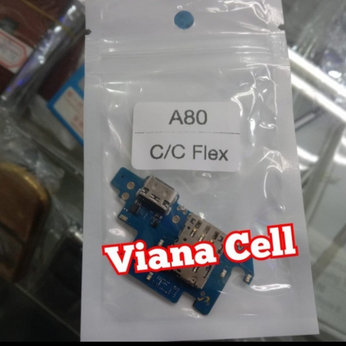 FLEXIBLE PCB CHARGER CAS + SIM CARD SAMSUNG A80 ADA IC