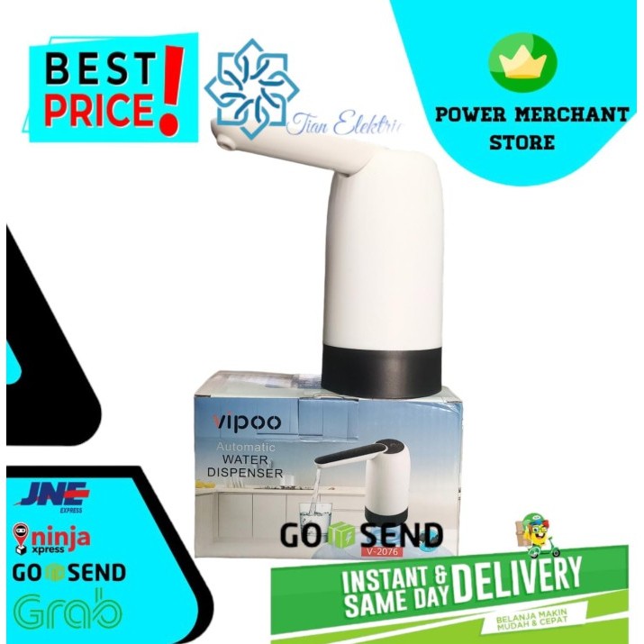 VIPOO V-2076 Automatic Water Dispenser / Pompa Galon Elektrik