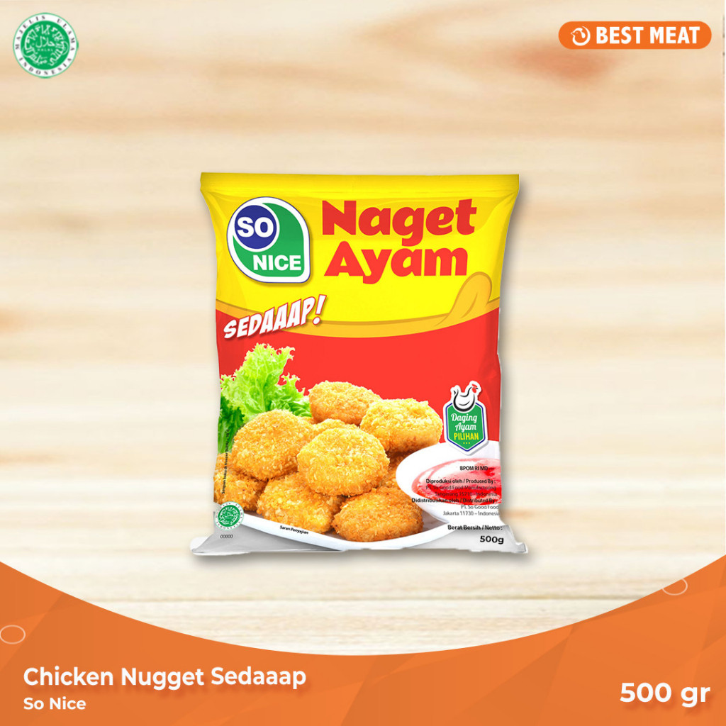 

Nugget Ayam Sedaaap So Nice 500gr