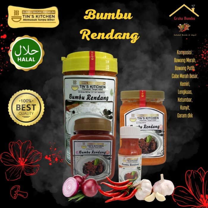 

Lhiu Bumbu Rendang Tins Kitchen Instan Premium