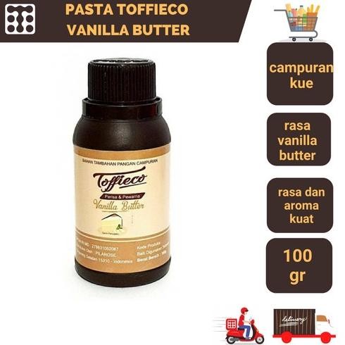

Toffieco Pasta Vanilla Butter 100gr Vanila Perisa Makanan Kue