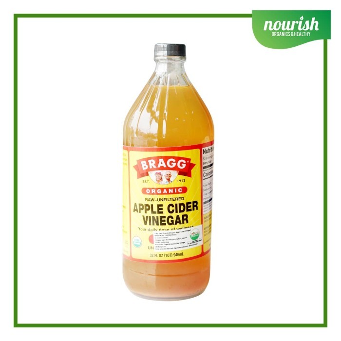 

Bragg, Organic Apple Cider Vinegar with The 'Mother', Raw-Unfiltered (