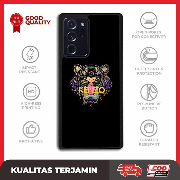 Casing Case Custom Samsung Note 20 10 9 8 7 5 Ultra Plus FE Tiger Brand AE3597 Hardcase A17