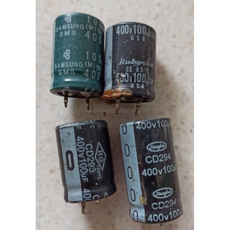 MURAH ELCO 100UF 400V CABUTAN ORIGINAL