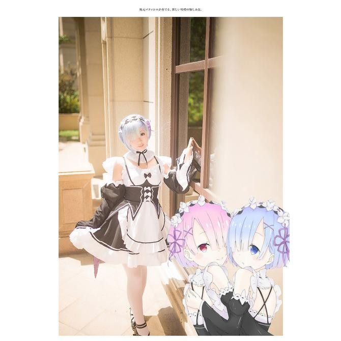 DFG CC-66 dress re:zero ram rem maid costume cosplay kostum re zero TERLARIS