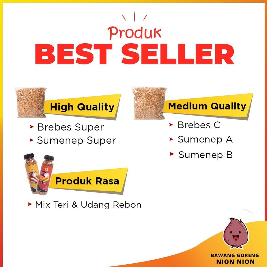 

Big Promo Bawang Goreng Brebes Grade B 1Kg Enak Renyah Zai-2530