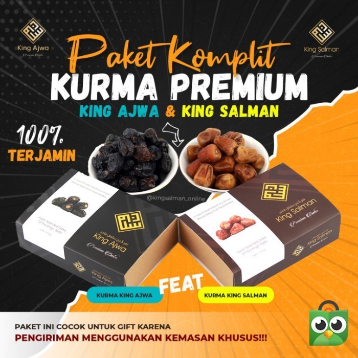 

COD [Paket Komplit] Kurma Premium King Ajwa & King Salman ORI
