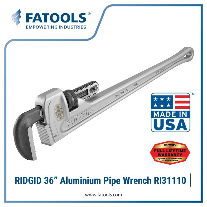 RIDGID 31110 36" Aluminium Pipe Wrench Kunci Pipa