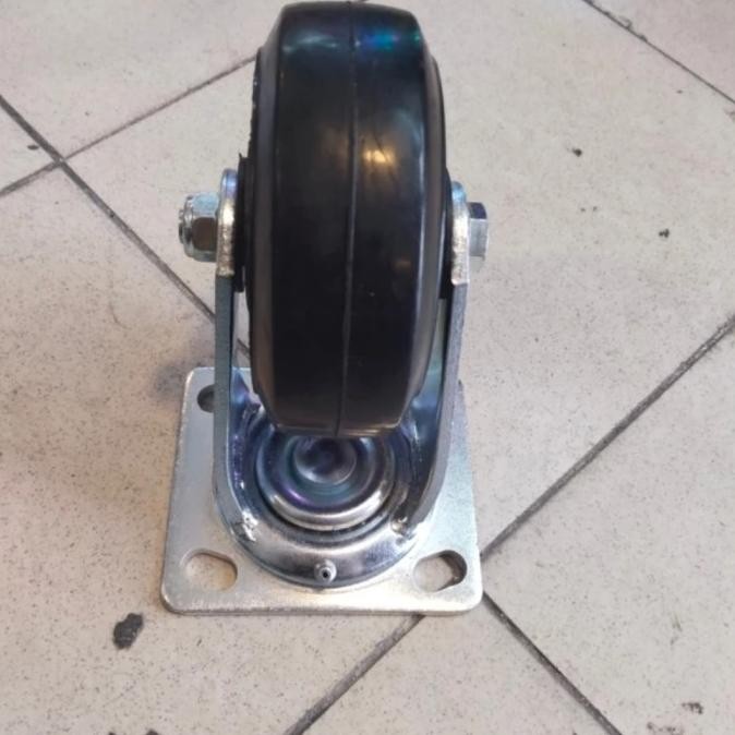 Roda Troli Karet Heavy Duty 5 Inch Hidup [ Emani ]