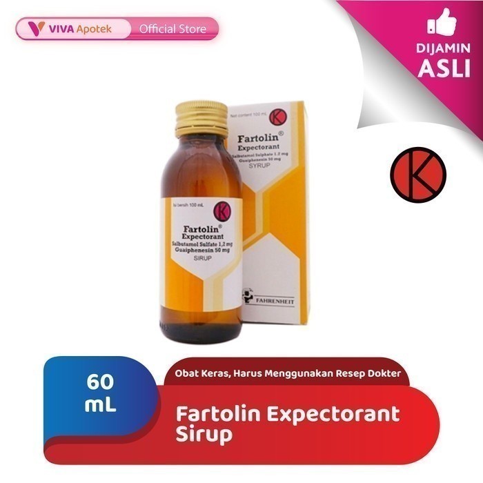 Fartolin Expectorant Sirup / Asma / Bronkhitis (60 ml)