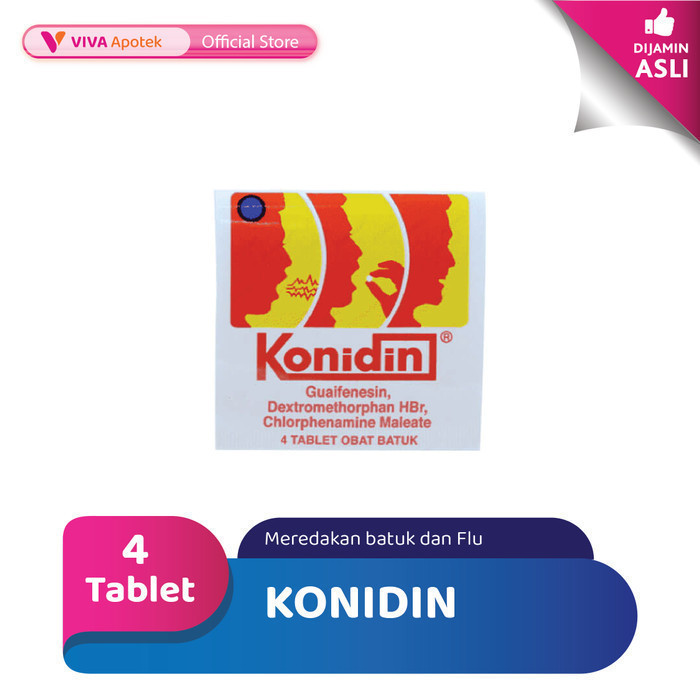 Konidin Membantu Meringankan Batuk (4 Tablet)