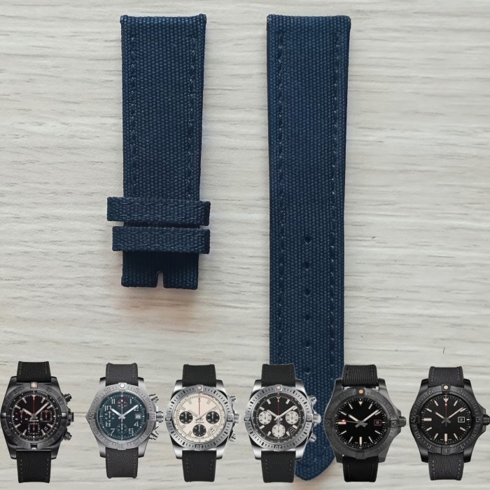 Jual Tali Jam Tangan 22 Mm Strap Kanvas Replacement Strap Breitling 7013.22