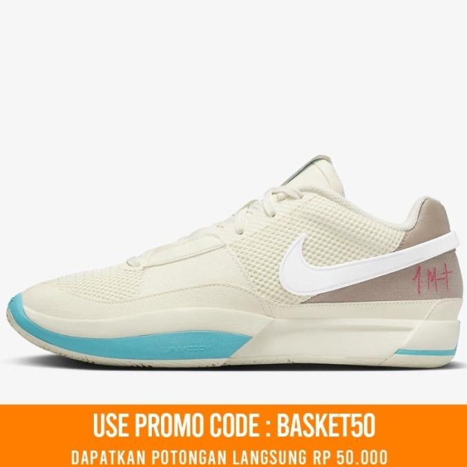 Sepatu Basket Nike Ja morant 1 Ep Vacation Ivory Original