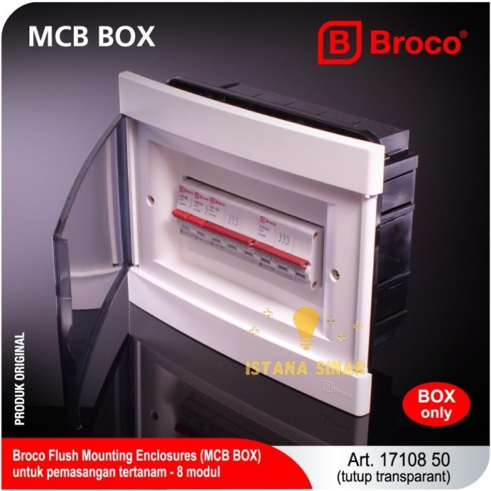 Box Mcb 8 Group Broco / 8 Modul 8 Grup Inbow Broco Box Sikring Mcb Termurah