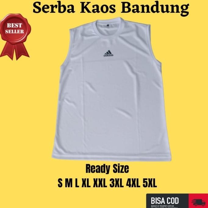 Jersey Tenis Lengan Pendek Warna Putih Polos Bahan Dryfit