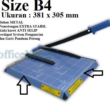 

Pemotong Kertas / R Cutter Gin B4