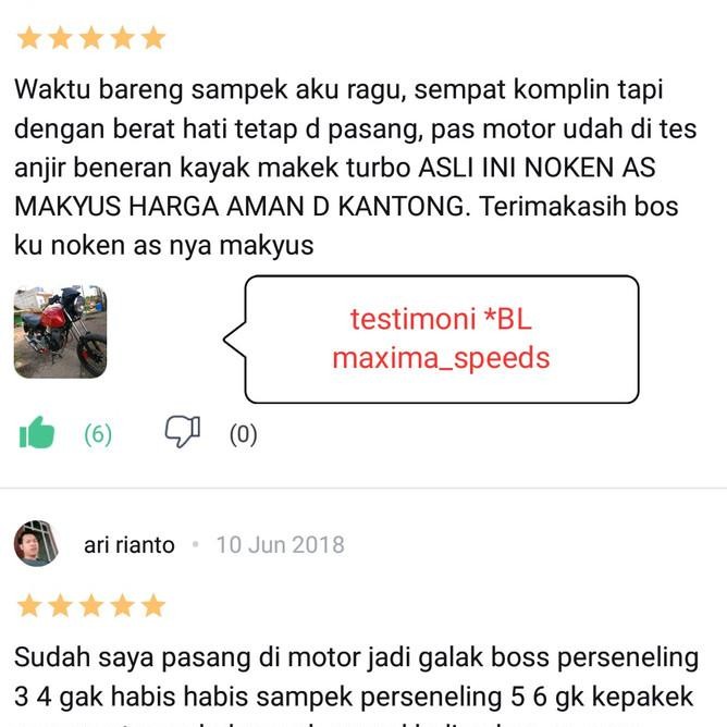 Paket Bore Up Tiger / Kruk As Crf 230 / Blok Tiger / Noken As Tiger