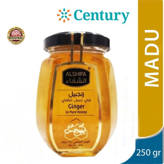 

ALSHIFA GINGER HONEY 250GR / MADU ALAMI / SUPLEMEN