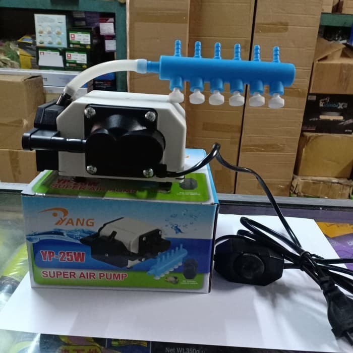 Air Pump Aerator Yang Yp 25 W / Pompa Angin 25W Super Air Pump Restock
