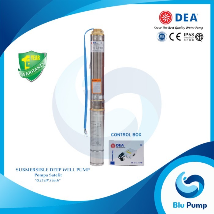 Pompa Air Submersible / Sibel Dea 3" Type Sq 0.25 Hp / 180 W Best Quality