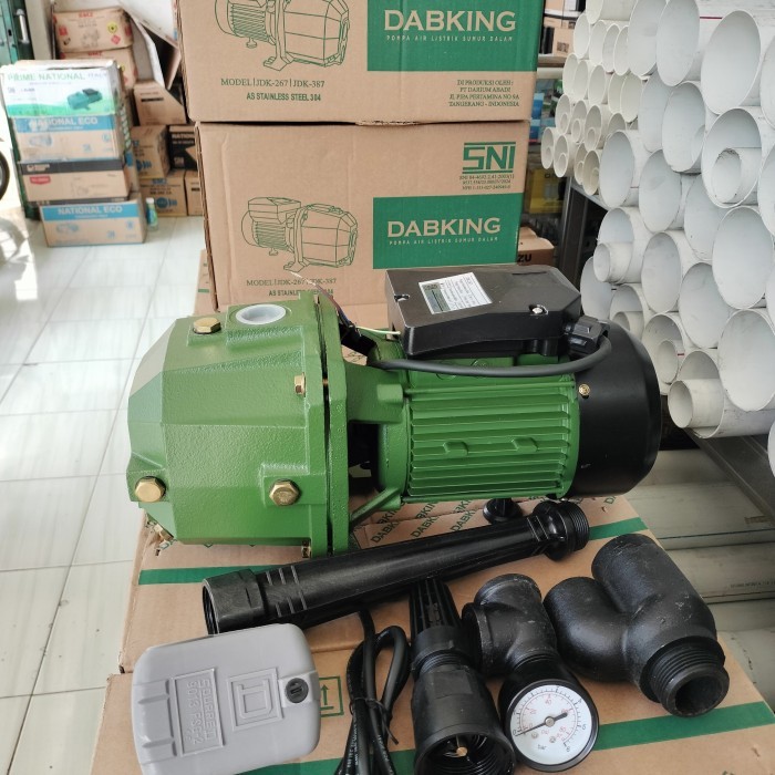Pompa Air Jet Pump Dabking Jdk 267 Buat Kedalaman 30 Meter As Stainless 304 Bergaransi Terbaru