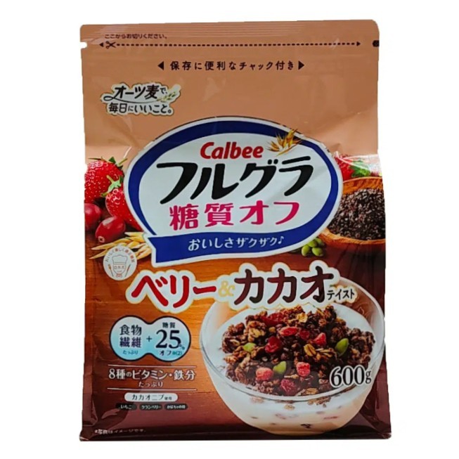 

Calbee Frugra Berry & Cocoa Taste Granola (25% Less Sugar)