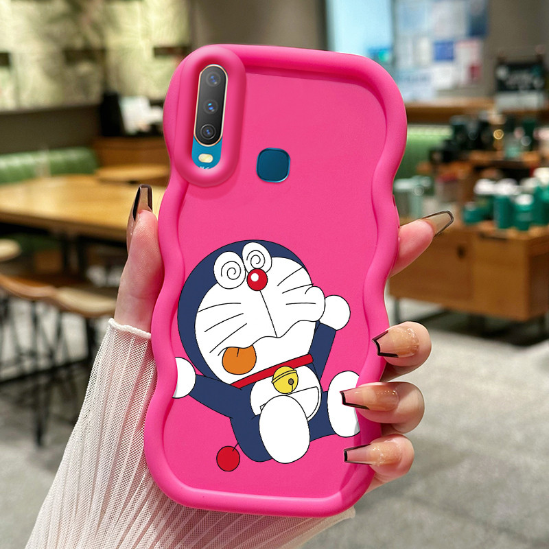 Casing Hp Untuk VIVO Y12 Y12i Y15 Y17 Y3 Y3s 2020 Case Casing Doraemon Kartun HP Kesing Softcase Mac