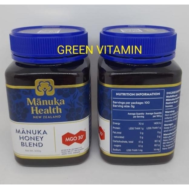 

Madu Manuka Health New Zealand Honey Blend MGO30 500g MGO 30 30+ 500 g