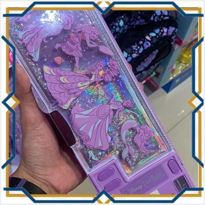 

[BAB] SMIGGLE DISNEY PRINCESS POP OUT PENCIL CASE PURPLE ORIGINAL
