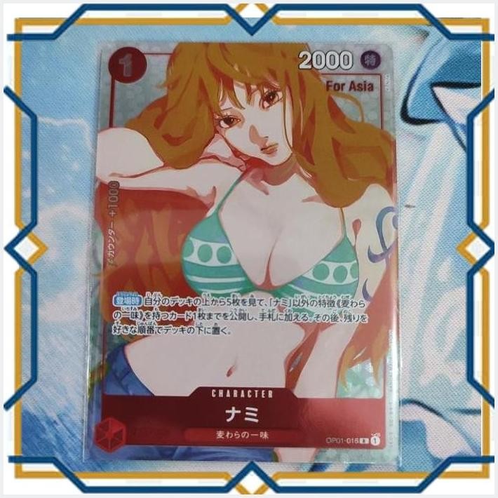 [JPR] ONE PIECE NAMI OP01-016 GIRLS COLLECTION ALTERNATE ART ORIGINAL